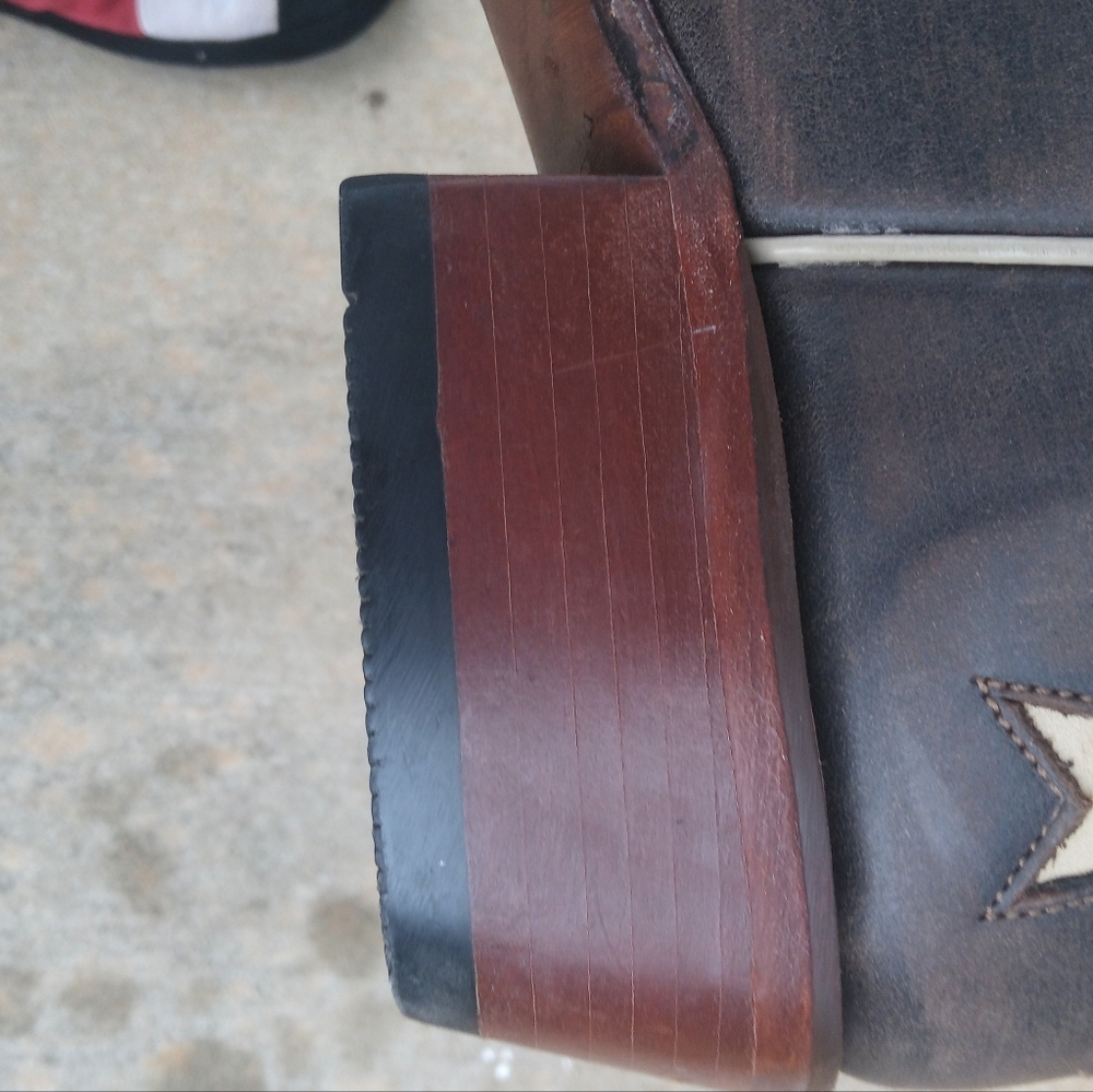 Dan Post Bountiful Bay Apache/Red Eagle Embroider… - image 4